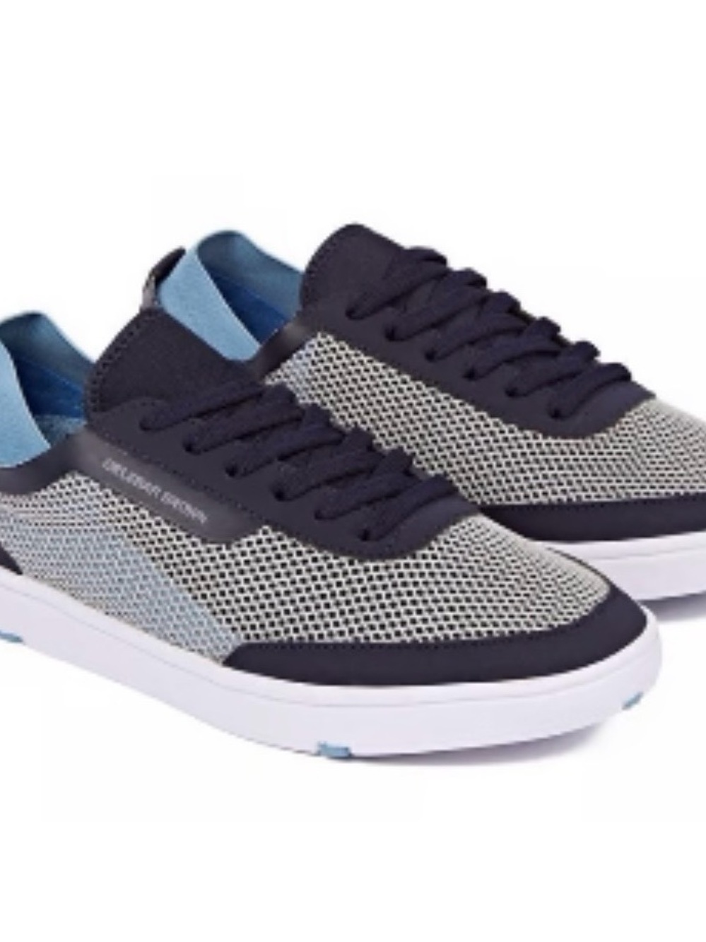 Orlebar Brown Larson Navy and Light Blue Casual Mesh Sneakers